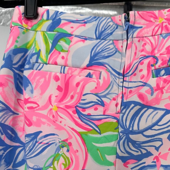 Lilly Pulitzer Ariana Multi Pink 5" Shorts Women's 2 XS Havana Cocktail Summer - Picture 6 of 6